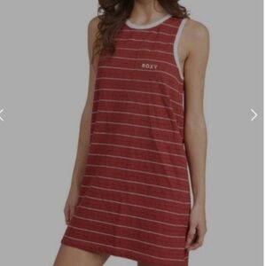 Roxy Striped Tank Dress EUC